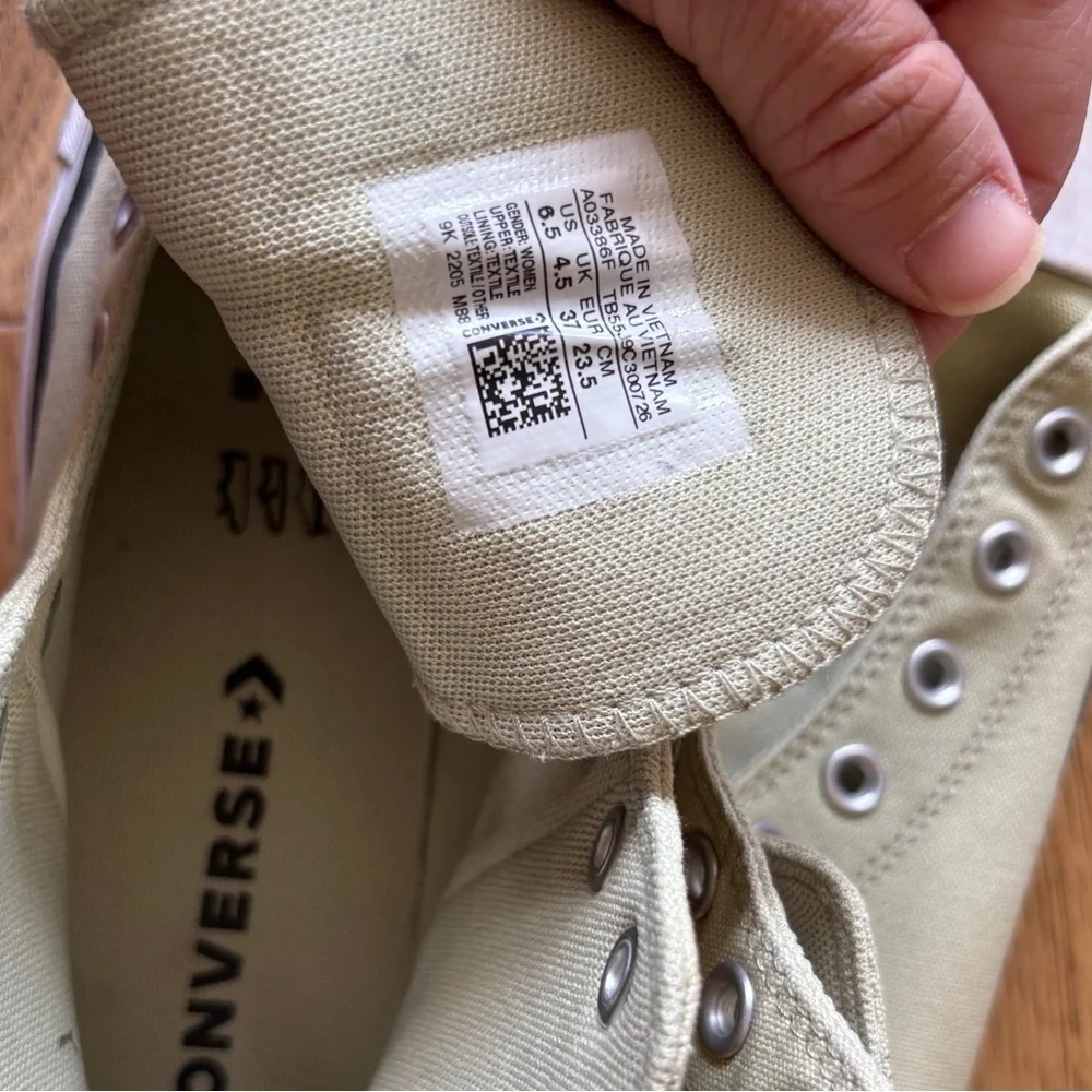 Converse taylor all star lift seasonal color sneakers-olive aura womens 6.5